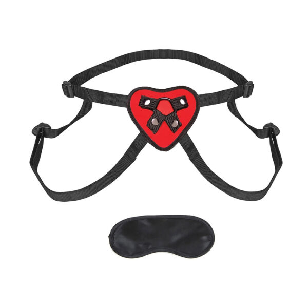 4890808062111 2 Red Heart Strap-On Harness