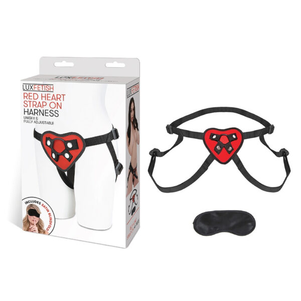 4890808062111 Red Heart Strap-On Harness