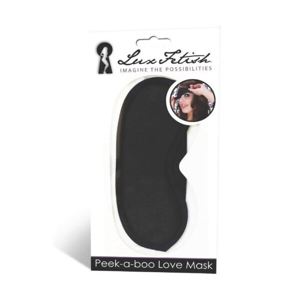 4890808105030 Peek-A-Boo Love Mask Black