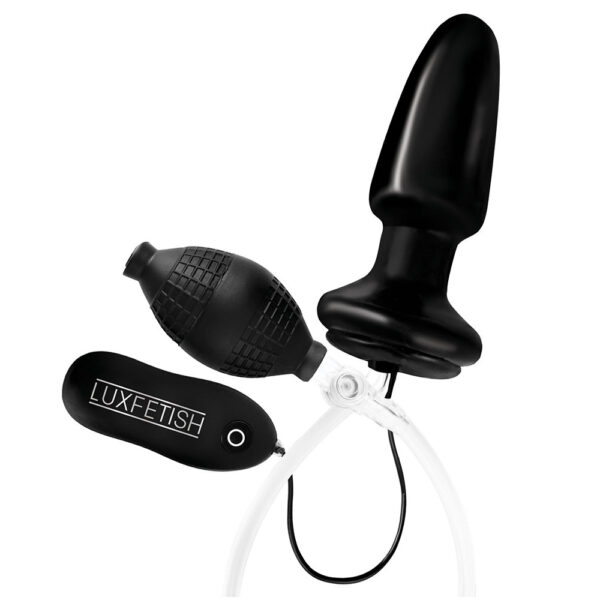 4890808210918 2 4" Inflatable Vibrating Butt Plug