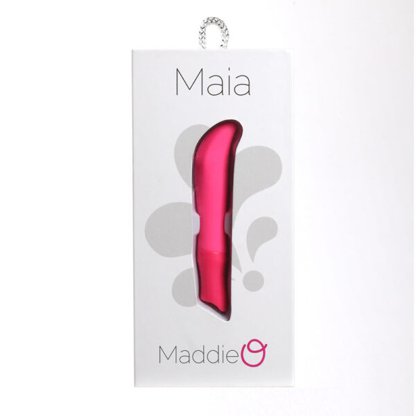 5060311470614 Maddie USB Rechargeable Silicone 10-Function G-Spot Bullet Vibrator Neon Pink