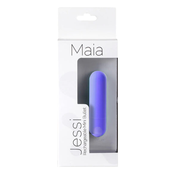 5060311472625 Maia Jessi USB Rechargeable Super Charged Mini Bullet PURPLE