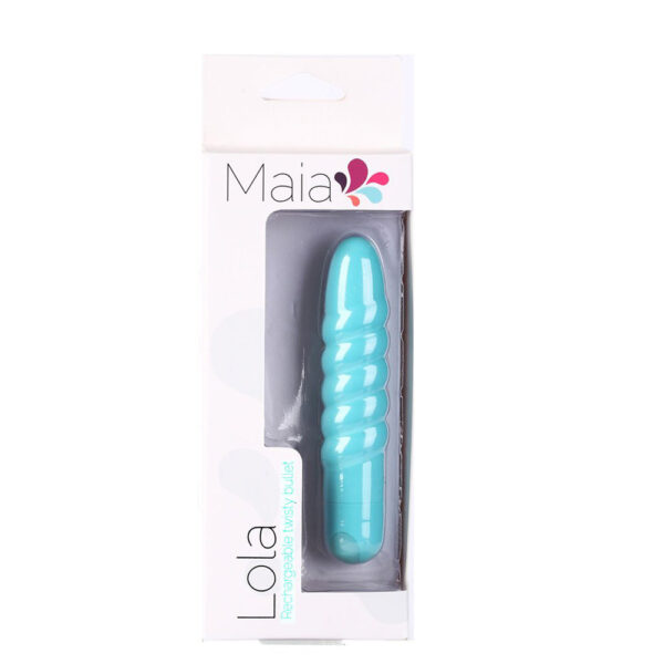 5060311472779 Lola Silicone 10-Function Vibrating Twisty Bullet Blue