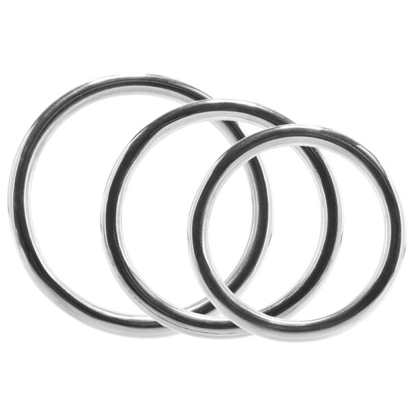 5060404819504 2 Stainless Steel 3 Piece Cock Ring Set