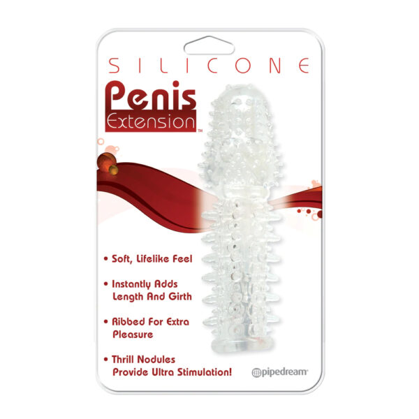 603912119732 Silicone Penis Extension Clear