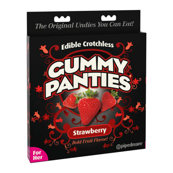 603912144222 Edible Crotchless Gummy Panties Strawberry