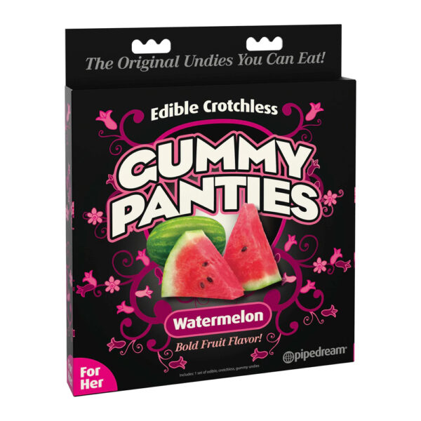 603912144246 Edible Crotchless Gummy Panties Watermelon
