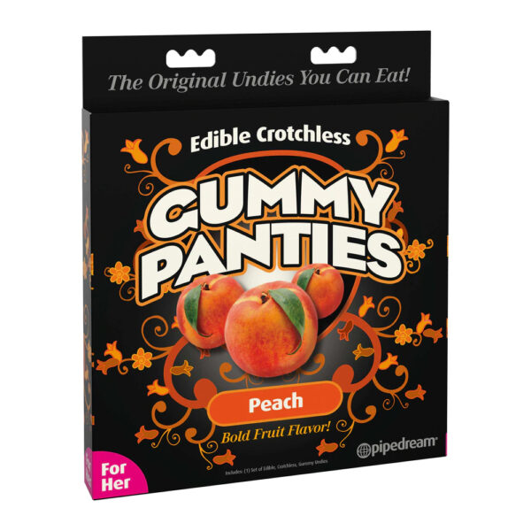 603912144253 Edible Crotchless Gummy Panties Peach
