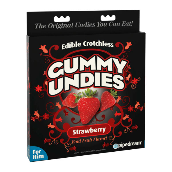 603912153095 Edible Male Gummy Undies Strawberry
