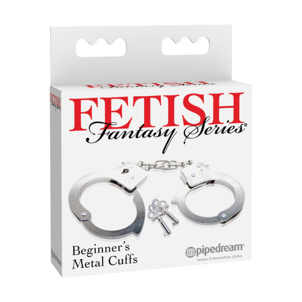 603912249996 Fetish Fantasy Series Beginner's Metal Cuffs