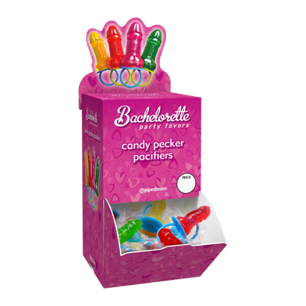 603912254938 Bachelorette Party Favors Candy Pecker Pacifier Display