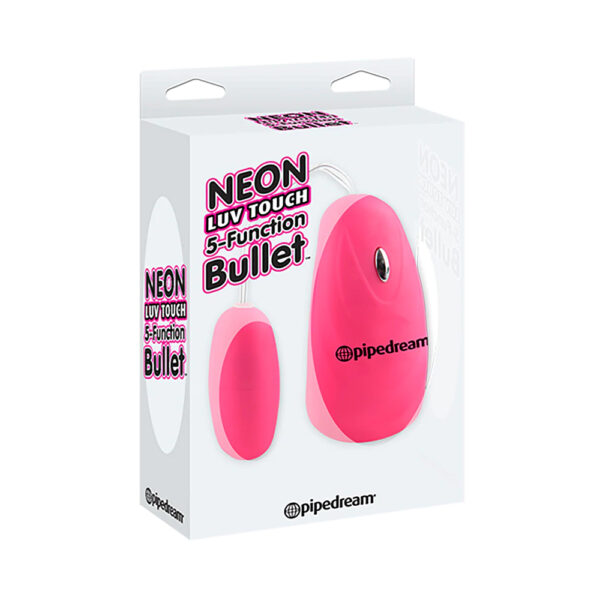 603912274073 Neon Luv Touch 5 Function Bullet Pink