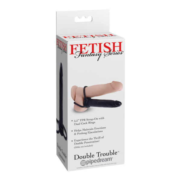 603912312430 Fetish Fantasy Series Double Trouble Black