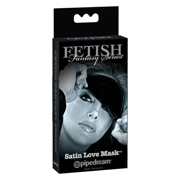 603912320237 Fetish Fantasy Series Limited Edition Satin Love Mask Black