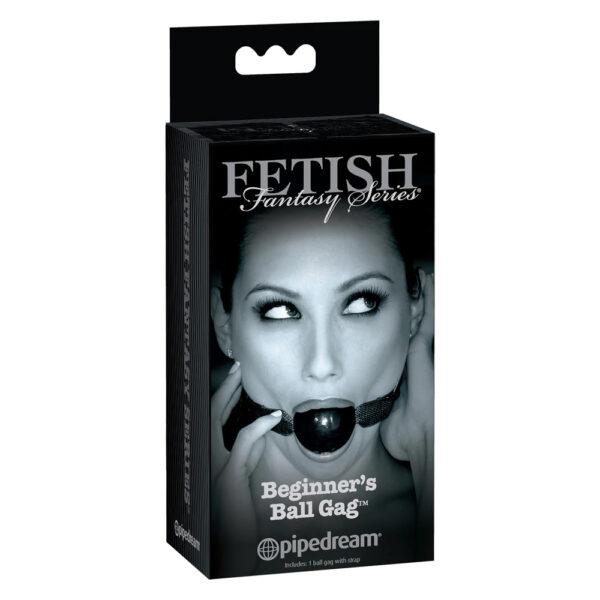 603912320305 Fetish Fantasy Series Limited Edition Beginner's Ball Gag Black