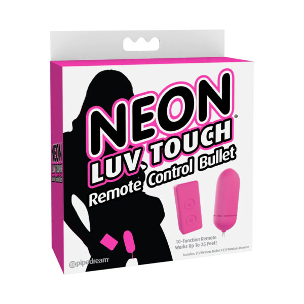 603912331301 Neon Luv Touch Remote Control Bullet Pink