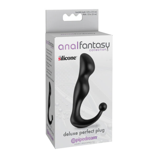 603912332179 Anal Fantasy Collection Deluxe Perfect Plug Black