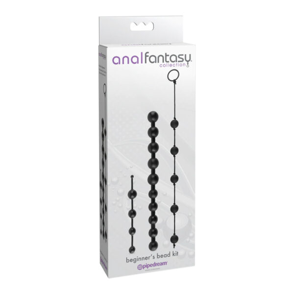 603912332391 Anal Fantasy Collection Beginner's Bead Kit Black