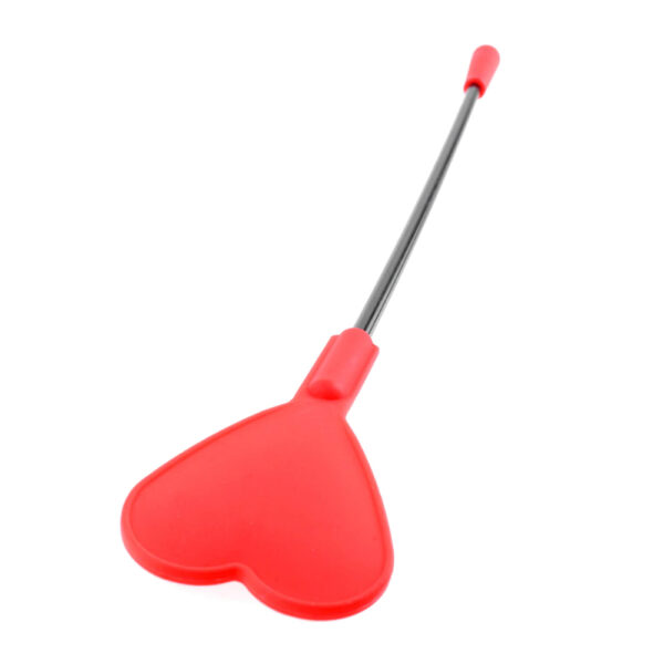 603912334319 3 Fetish Fantasy Series Silicone Heart Flapper Red