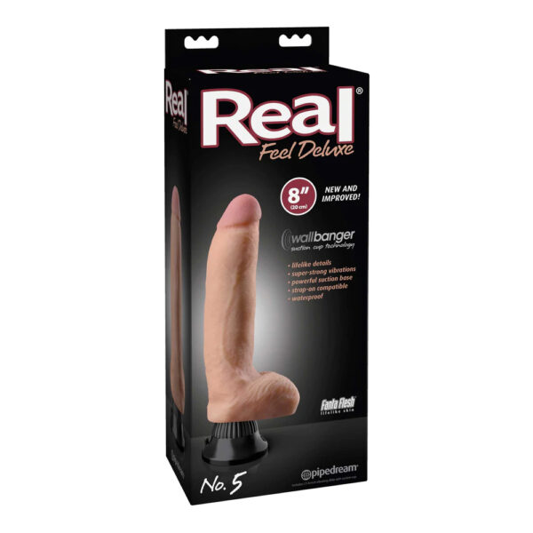 603912340747 Real Feel Deluxe No. 5 8" Flesh