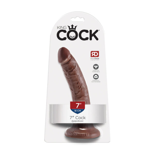 603912349931 King Cock 7" Cock Brown