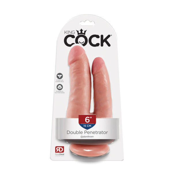 603912350036 King Cock Double Penetrator Flesh