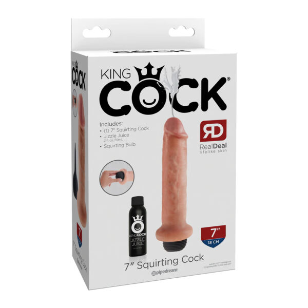 603912737974 King Cock 7&Quot; Squirting Cock Flesh