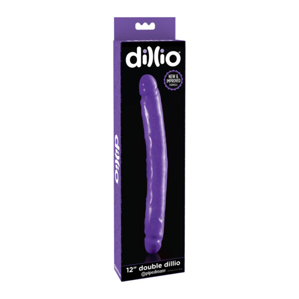 603912742336 Dillio 12" Double Dillio Purple