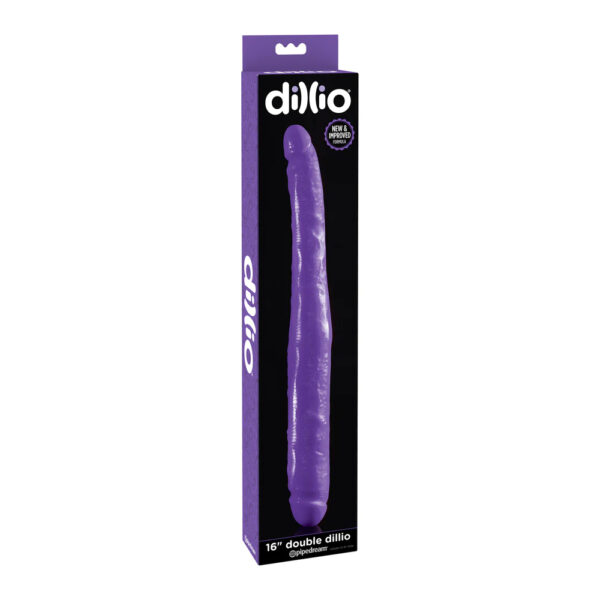 603912742343 Dillio 16" Double Dillio Purple