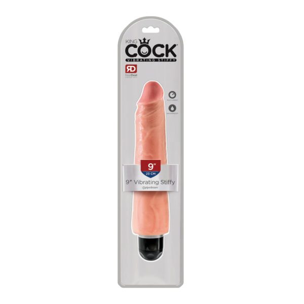 603912743838 King Cock 9" Vibrating Stiffy Flesh