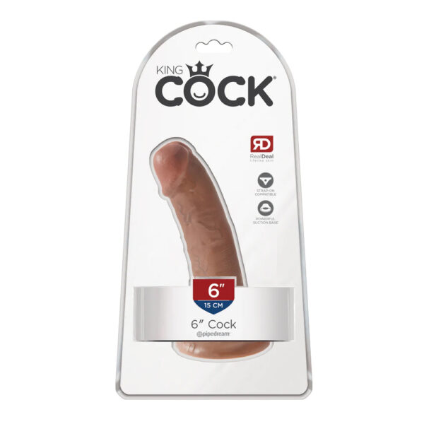 603912746303 King Cock 6" Cock Tan