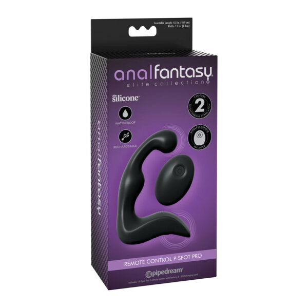 603912751635 Anal Fantasy Elite Collection Remote Control P-Spot Pro Black