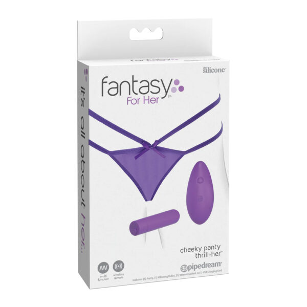 603912752168 Fantasy For Her Cheeky Panty Thrill-Her Purple