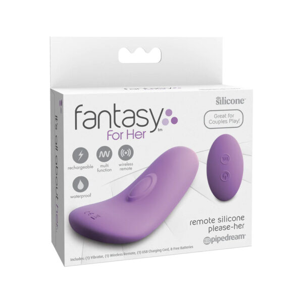 603912753707 Fantasy For Her Remote Silicone Please Her Purple