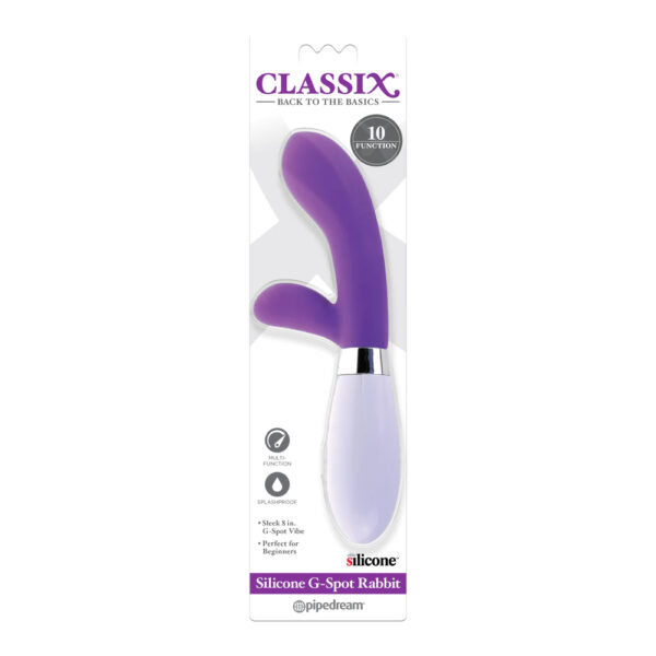 603912757897 Classix Silicone G-Spot Rabbit Purple