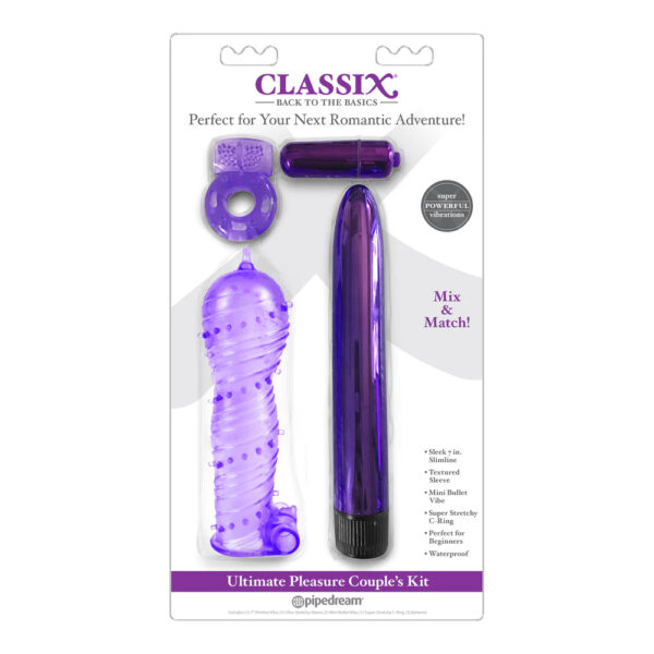 603912758986 Classix Ultimate Pleasure Couples Kit Purple
