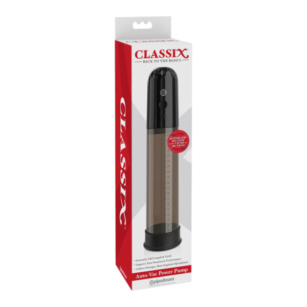 603912760071 Classix Auto-Vac Power Pump Black