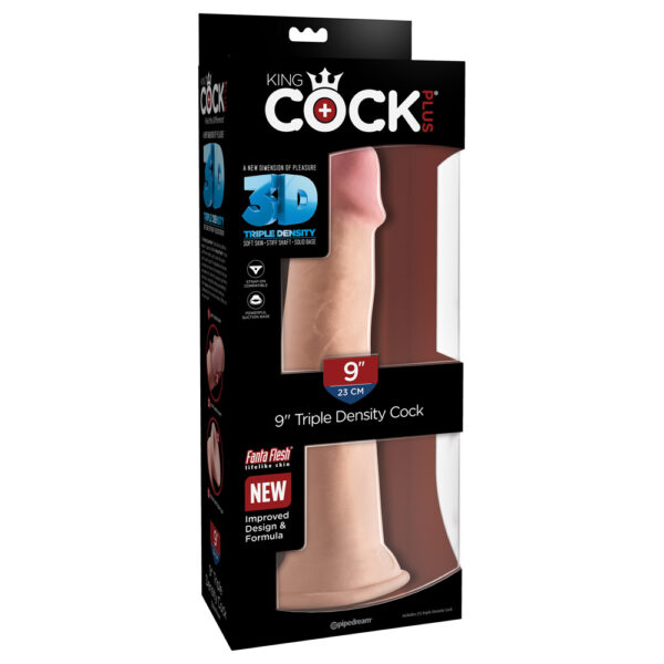 603912762495 King Cock Plus 9" Triple Density Cock