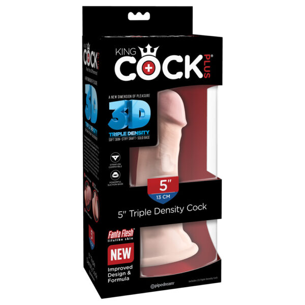 603912762662 King Cock Plus 5" Triple Density Cock