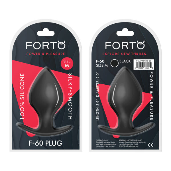 617353155235 Forto Spade Plug Medium Black