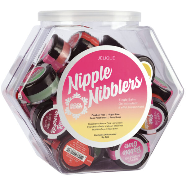 638258250092 Nipple Nibblers Tingle Balm 3G Jar 36Ct Bowl