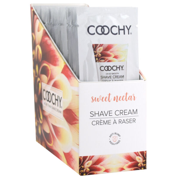 638258900713 Coochy Shave Cream Sweet Nectar 24Ct Display
