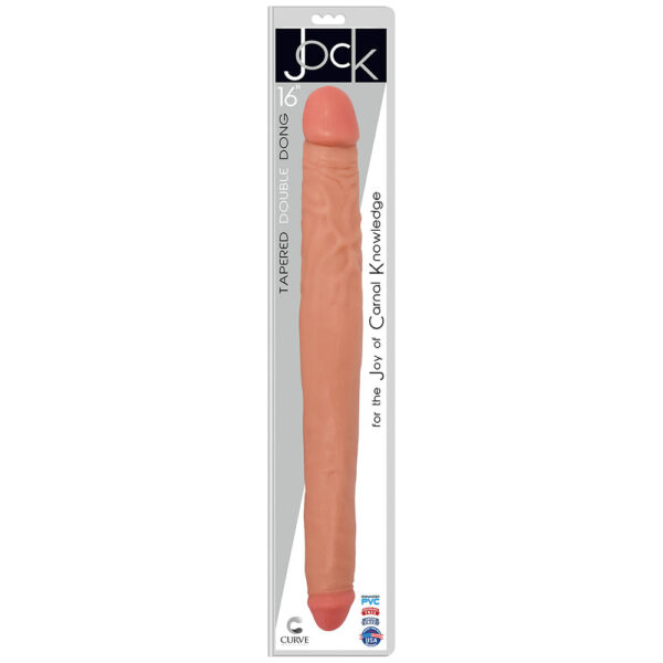 642610430770 Jock 16" Tapered Double Dong Vanilla