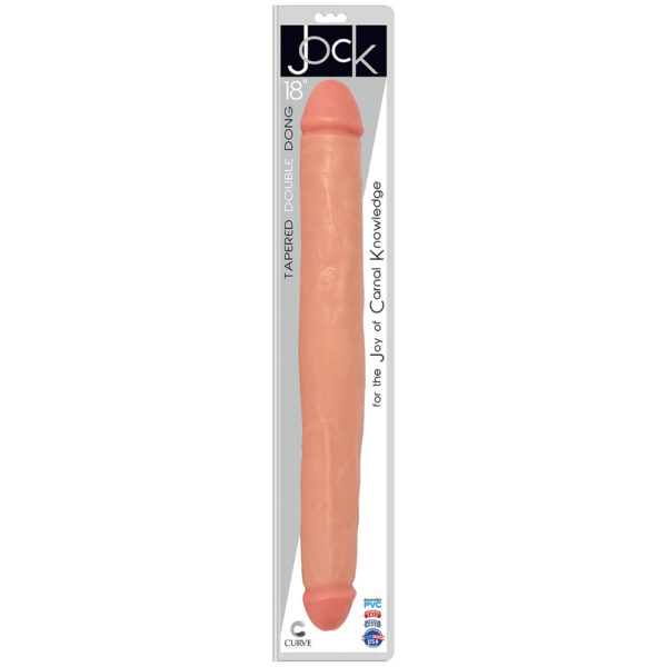 642610430800 Jock 18" Tapered Double Dong Vanilla