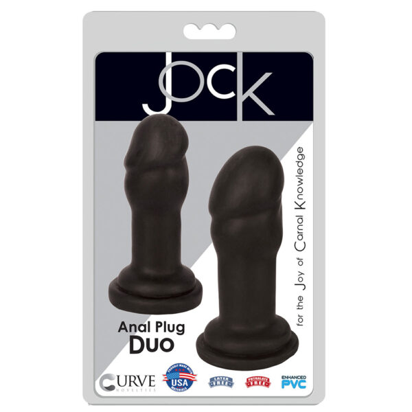 643380985170 Jock Anal Plug Duo Midnight