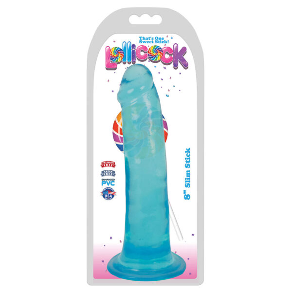 643380985699 Lollicock 8" Slim Stick Berry Ice