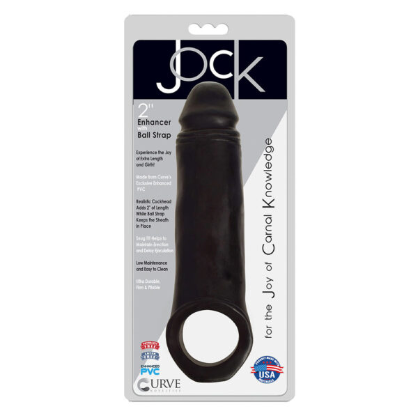 643380986382 Jock 2" Enhancer W Ball Strap Midnight