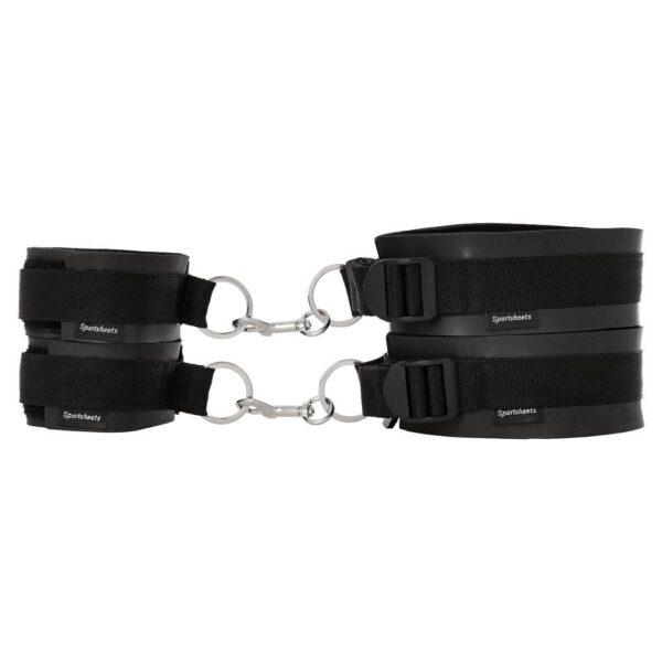 646709420024 2 Sportsheets Thigh & Wrist Cuffs Set