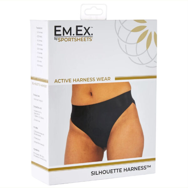 646709661021 Em.Ex: Active Harness Wear Black Silhouette S