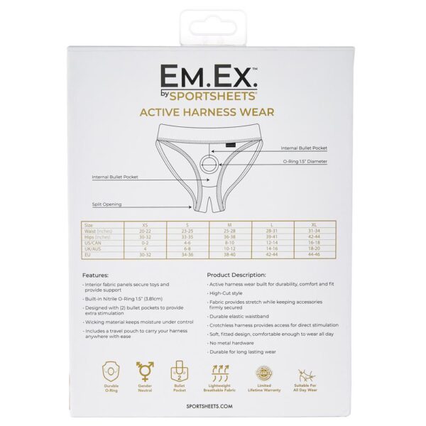 646709661069 3 Em.Ex Silhouette Harness 2Xl